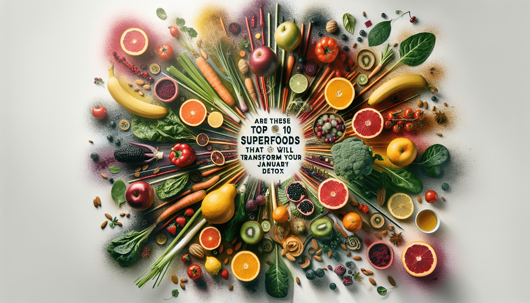 Check out these the Top 10 superfoods to transform your January detox!