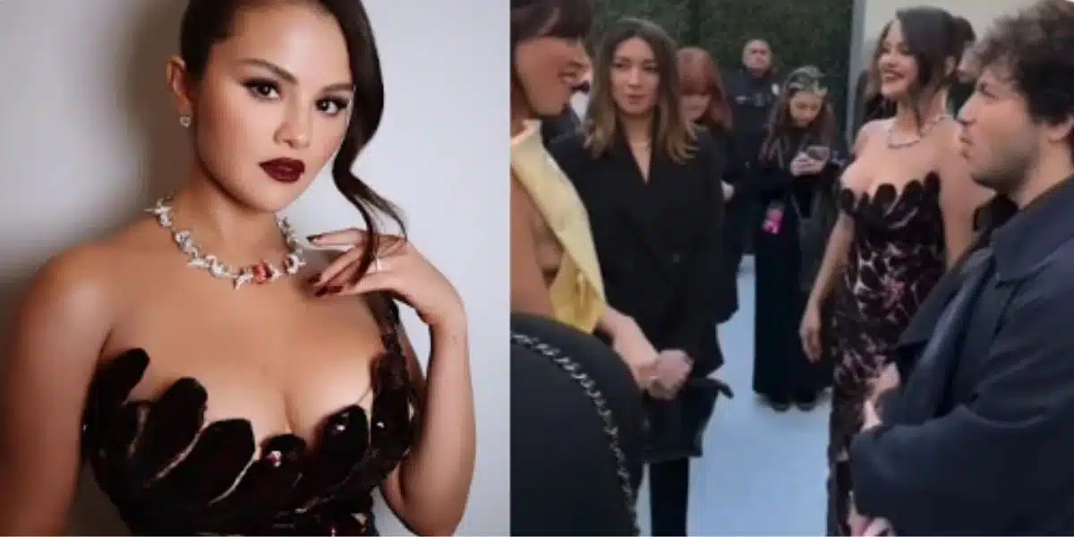 Selena Gomez Emmys with boyfriend