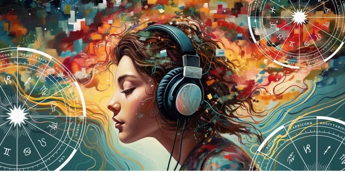 Which 4 zodiac signs are absolutely obsessed with music?