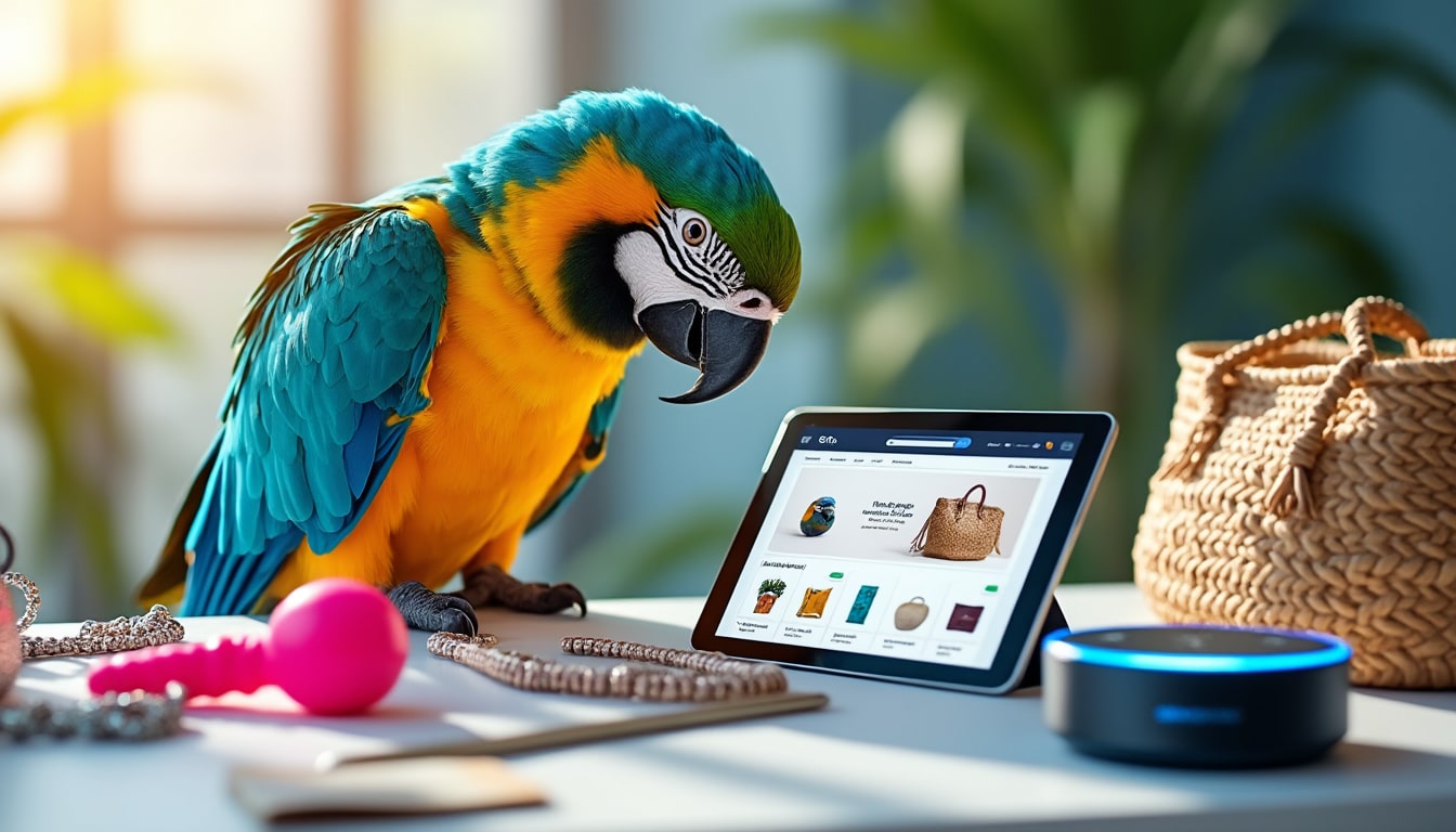 A parrot discovers online shopping through Alexa – here’s the surprising aftermath